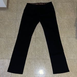 Rock Revival Ryker Slim Straight Black Size 32